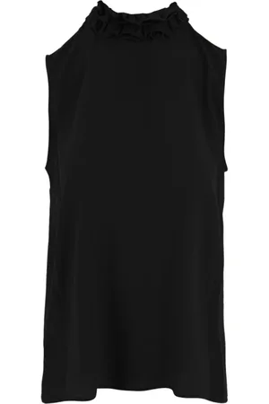 Douuod Woman Bluser & Skjorter, Dame, Sort, XS, Uld, Sort Kampala Skjorte