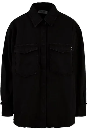 Icon Denim Bluser & Skjorter, Dame, Sort, XS, Uld, EVA X Id844 03 Skjorter