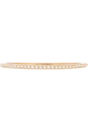 AllSaints Tilbehør, Dame, Gul, ONE SIZE, Uld, Messingarmbånd