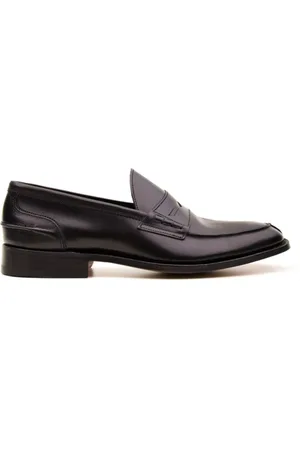 TRICKERS Sko, Herre, Sort, 44 EU, M7825 James Sfoderato Sort Kalveskind Mokkasiner