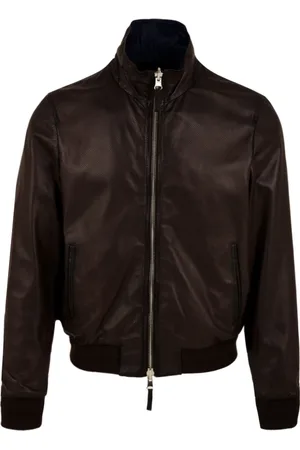 THE JACK LEATHERS Jakke, Herre, Brun, M, Læder, Adam Perfo Rev 06 Læderjakker