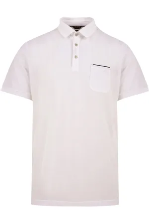 MOORER Top, Herre, Hvid, 3XL, Hvide T-shirts og Polos