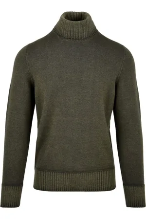 DRUMOHR Strik, Herre, Grøn, 2XL, Grønne Sweaters til Mænd