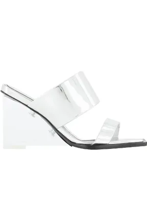 Alexander McQueen Sko, Dame, Grå, 39 EU, Læder, Læder sandaler