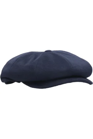 Borsalino Tilbehør, Dame, Blå, 59 CM, Uld, Blå Kasjmir Hat - Stilfuld og Elegant
