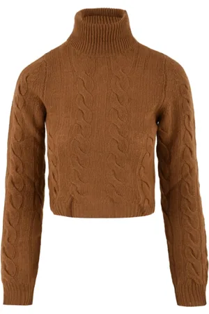SOLOTRE Strik, Dame, Brun, S, Uld, Brun Sweaters til Kvinder