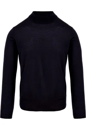 FILIPPO DE LAURENTIIS Strik, Herre, Blå, XL, Uld, Blå Sweaters til Mænd
