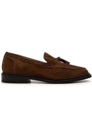 TRICKERS Sko, Herre, Brun, 44 EU, Brun Mocassini Flade Sko