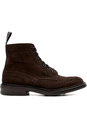 TRICKERS Sko, Herre, Brun, 44 1/2 EU, Stow Kaffe Støvler