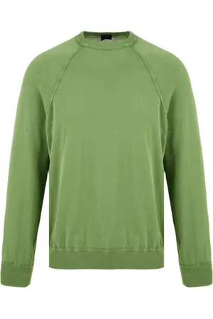 DRUMOHR Sweathshirts & Hoodies, Herre, Grøn, S, Uld, Grønne Sweaters til Mænd