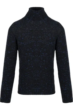 DRUMOHR Strik, Herre, Blå, 2XL, Navy Sweater til Mænd