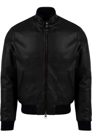 THE JACK LEATHERS Jakke, Herre, Blå, XL, Læder, Blå Læderjakke til Mænd