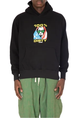Pleasures Sweathshirts & Hoodies, Herre, Sort, S, Uld, Sonic Youth Dirty Hoodie