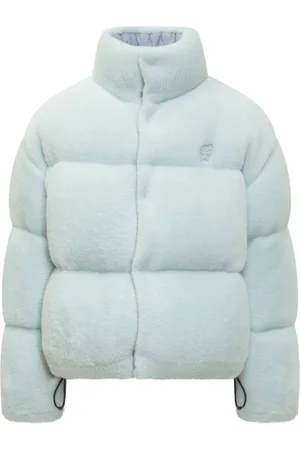 BONSAI Jakke, Herre, Blå, S, Uld, Oversize Puffer Jakke