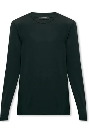 Tom Ford Top, Herre, Sort, S, Bomuld, T-shirt med logo
