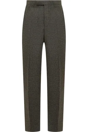 Thom Browne Bukser, Herre, Grøn, XL, Uld, Backstrap Bukser