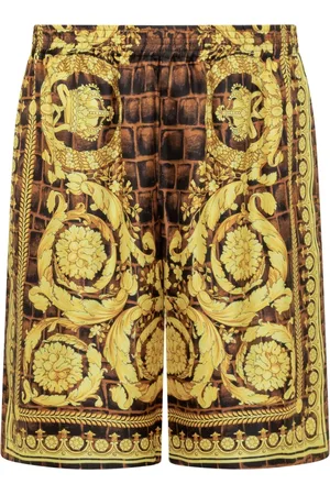 VERSACE Shorts, Herre, Gul, L, Uld, Casual Shorts