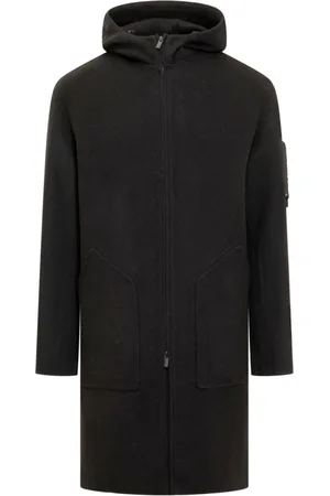 HEVO Frakke, Herre, Sort, L, Uld, Vandtætte Trenchcoats