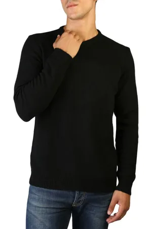 CASHMERE COMPANY Strik, Herre, Sort, S, Cashmere, Herre Cashmere Trøje
