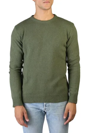 CASHMERE COMPANY Strik, Herre, Grøn, S, Cashmere, Herre Cashmere Trøje