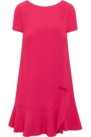 RED Valentino Kjole, Dame, Lyserød, 2XS, Uld, Stilfuld Abito Kjole