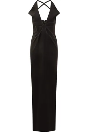 Monot Kjole, Dame, Sort, 2XS, Uld, Petal Cut Out Kjole