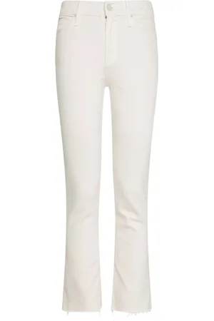 Mother Bukser, Dame, , W26 L34, Uld, Ecru Stilfuld Model