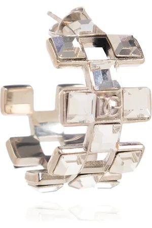 Dolce & Gabbana Tilbehør, Dame, Grå, ONE SIZE, Mono ørering