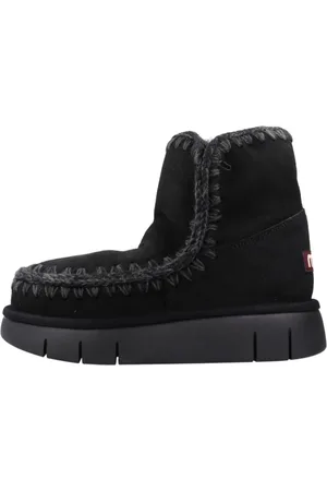 Mou Sko, Dame, Sort, 37 EU, Uld, Winter Støvler