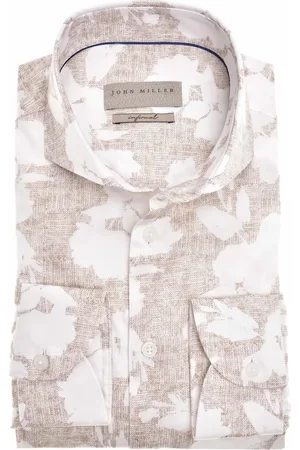 john miller Skjorte, Herre, , 4XL, Bomuld, Langærmede Skjorter