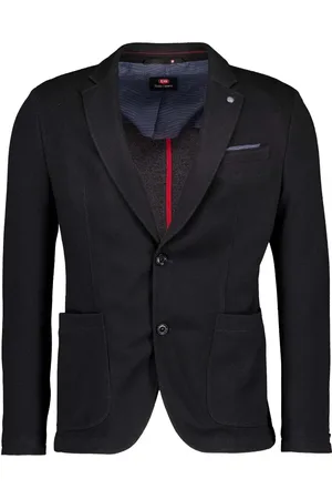 Club of Gents Jakke, Herre, Sort, XL, Polyester, Sorte blazere