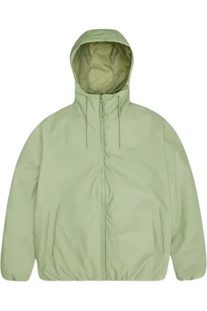 Rains Jakke, Herre, Grøn, XL, Polyester, Vandtæt Letvægtsjakke