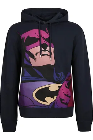 Lanvin Sweathshirts & Hoodies, Herre, Blå, M, Bomuld, Printet hættetrøje