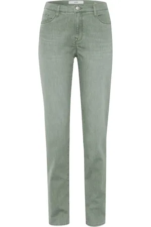 Brax Jeans, Dame, Grøn, L, Tyl, Style Mary