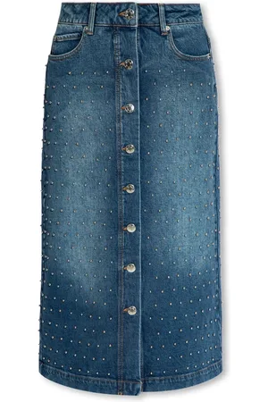 Munthe Nederdel, Dame, Blå, XS, Denim, Lally Denim Nederdel