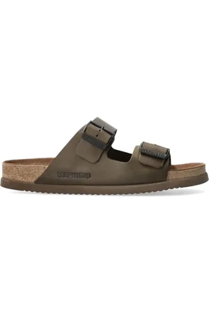 Mephisto Sko, Herre, Grøn, 40 EU, Læder, Komfortabel Nerio Herresandal
