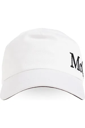 Alexander McQueen Tilbehør, Herre, Hvid, M, Bomuld, Baseballkasket