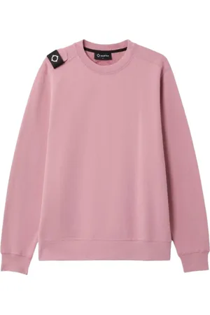 MA.STRUM Sweathshirts & Hoodies, Herre, Lyserød, S, Bomuld, Sportstøj-inspireret Core Crew Sweatshirt