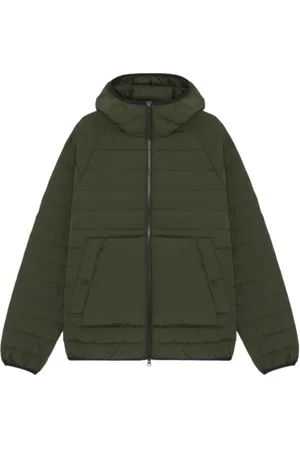 MA.STRUM Jakke, Herre, Grøn, S, Nylon, Ultrafin Nylon Hættedunjakke