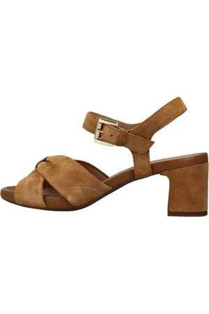 Geox Sko, Dame, Brun, 38 EU, Højhælede sandaler