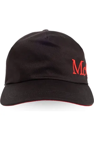 Alexander McQueen Tilbehør, Herre, Sort, M, Bomuld, Baseballkasket