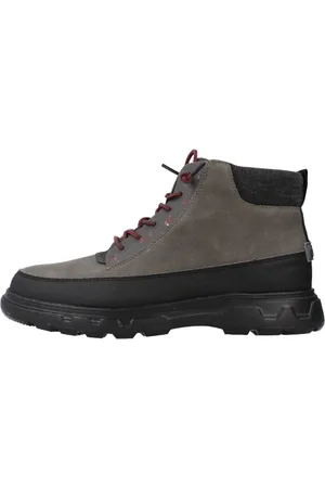 Hey dude Sko, Herre, Grå, 41 EU, Uld, Lace-up Støvler