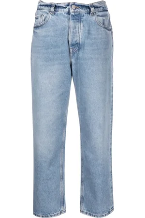 Armarium Jeans, Dame, Blå, S, Denim, Blå Straight-Leg Jeans