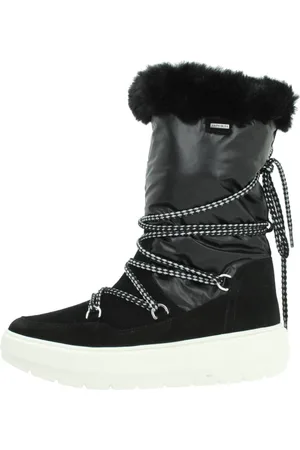 Geox Sko, Dame, Sort, 37 EU, Uld, Winter Støvler