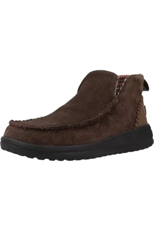 Hey dude Sko, Dame, Brun, 39 EU, Suede, Ankelstøvler