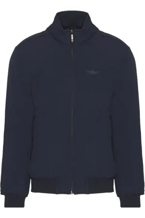 Aeronautica Militare Sweathshirts & Hoodies, Herre, Blå, 2XL, Bomuld, Kort Militærjakke