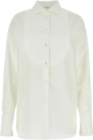 Bally Bluser & Skjorter, Dame, Hvid, XS, Uld, Moderne Skjorter