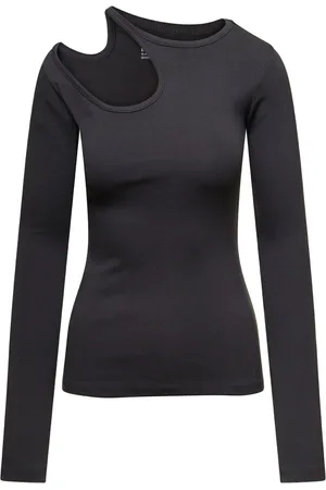Low Classic Top, Dame, Grå, XS, Bomuld, Grå Curve Hole Top