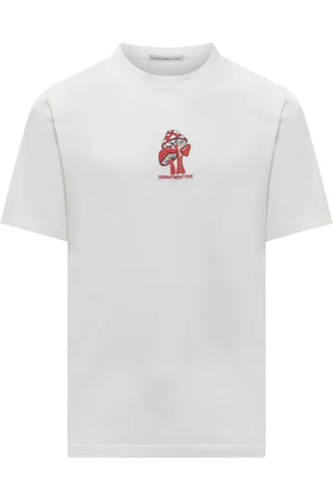 DEPARTMENT FIVE Top, Herre, Hvid, L, Crew Neck T-shirt med Unikt Brystlomme
