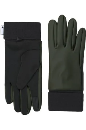 Rains Tilbehør, unisex, Grøn, S, Polyester, Grønne handsker til regnvejr